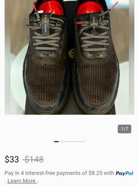 Cole Haan Generation ZERØGRAND Stitchlite Water-Resistant model in the "Black St